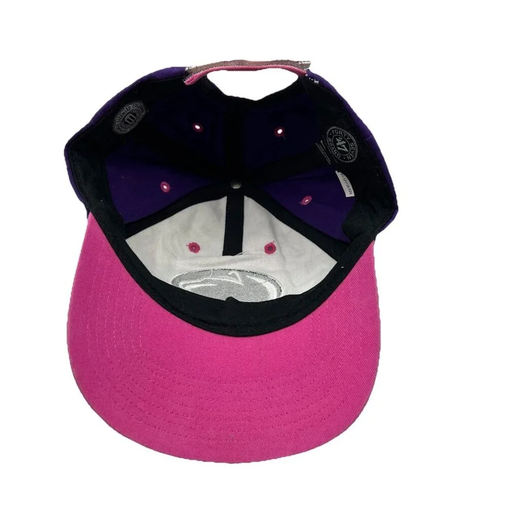 Penn State Nittany Lions Girls Youth Strapback Hat Cap Purple Graffiti Football